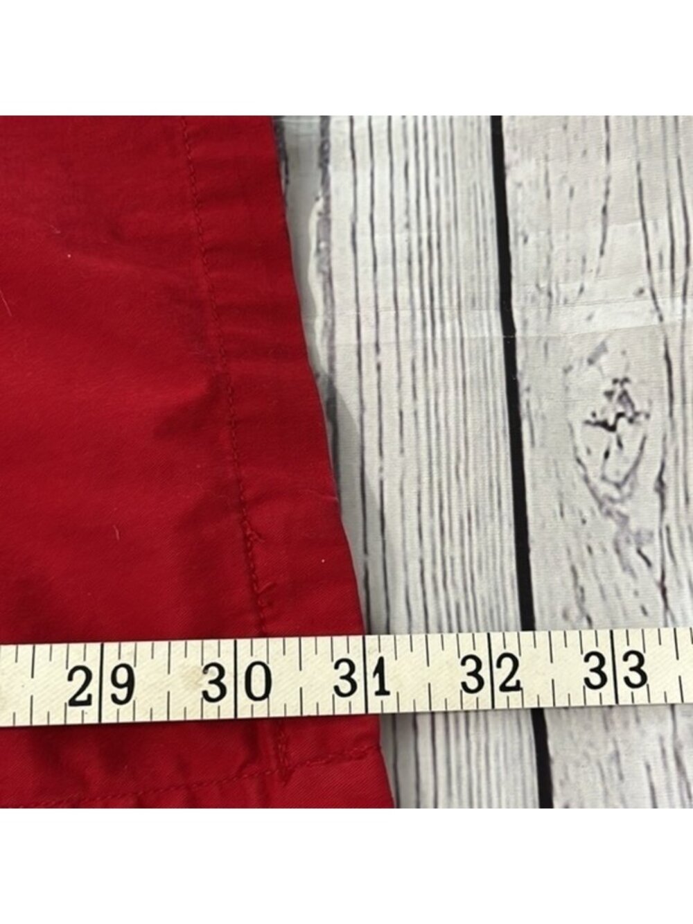 red water resistant snap down lightweight adjustable waist small - Picture 6 of 6